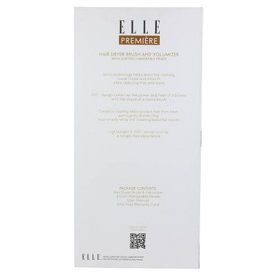 ELLE Premiere 4-in-1 Blower Brush - Imperfect Box