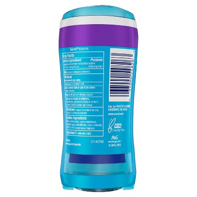 Secret Fresh Clear Gel Deodorant  Relaxing Lavender 2.6oz/2pk - Imperfect Box
