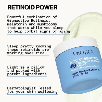 Pacifica Wake Up Beautiful Overnight Retinol Cream 1.7 fl oz - Missing Box