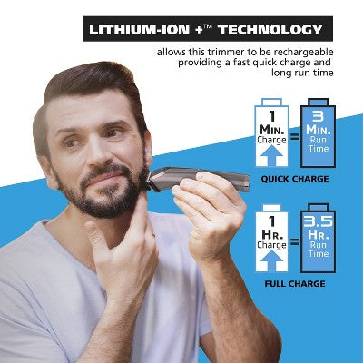 Wahl Lithium Ion All In One Stainless Steel Cordless Electric - Imperfect Box
