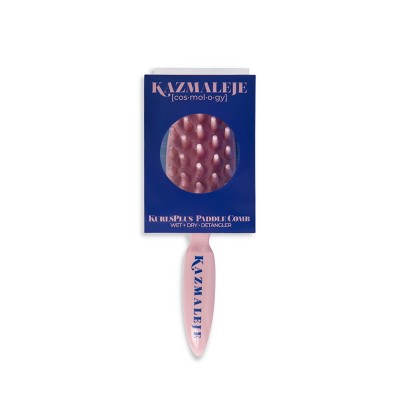 KAZMALEJE Kurlsplus Paddle Hair Comb Pink - New