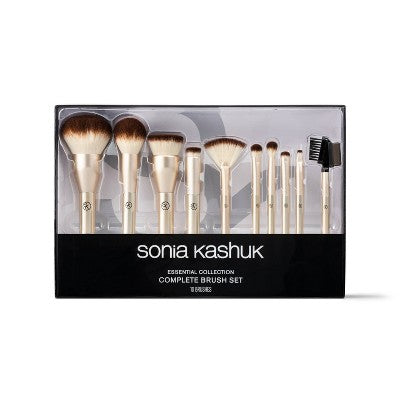 Sonia Kashuk Essential Collection Complete Makeup Brush Set 10pc - Imperfect Box