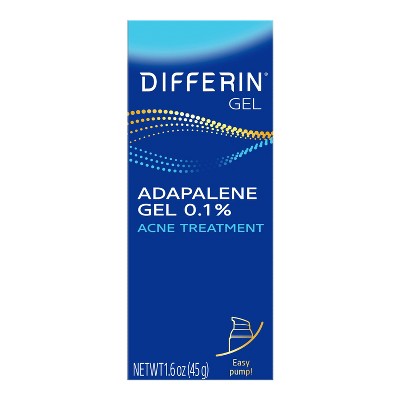 Differin Retinoid Acne Treatment; Adapalene Gel 0.1% 45g/1.6oz - New