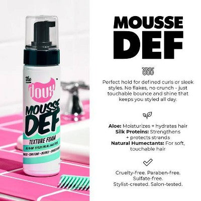 The Doux Mousse Def Texture Foam Curl Enhancer 7 fl oz - New