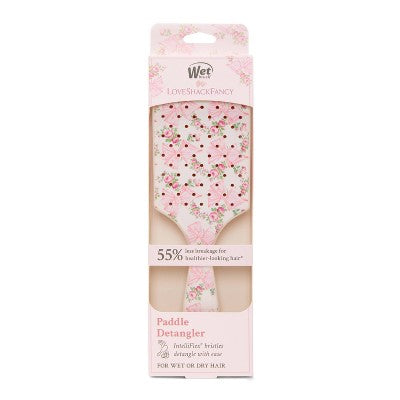 Wet Brush x LoveShackFancy Paddle Detangler Hair Brush  Rosa Beaux - Imperfect Box