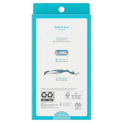Venus Smooth Value Pack Razor Handle + 6 Blade Refills - Missing Box