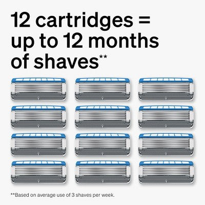 Schick Hydro Dry Skin Men's Razor Refills 12ct - New