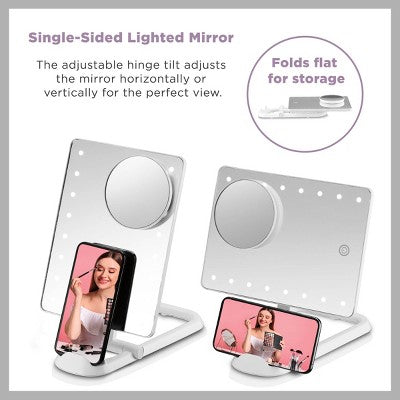 Conair LED Hollywood Lighted Social Media Makeup Mirror White - Imperfect Box - Osadia Concept Store