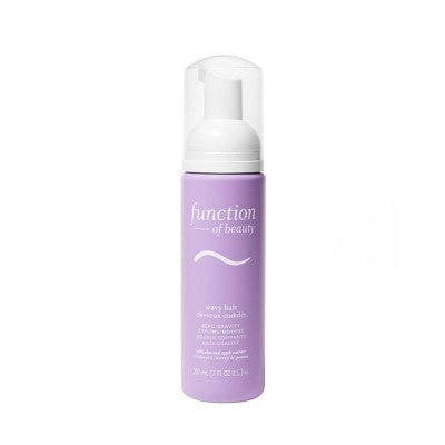 Function of Beauty Zero Gravity Styling Mousse for Wavy Hair 7 fl oz - Imperfect Container