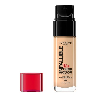 L'Oreal Paris Infallible 32HR Fresh Wear Foundation SPF 25 440 Natural Rose 1 fl oz - New