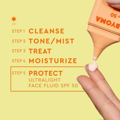 BYOMA Liquid Face Fluids SPF 50 1.69fl oz - Imperfect Container