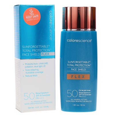 Colorescience Sunforgettable Total Protection Face Shield Flex SPF 50 Tan 1.8 oz - Imperfect Box