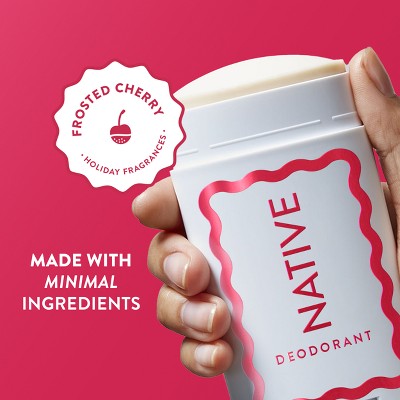 Native Holiday Limited Edition Deodorant Frosted Cherry 2.65oz - Imperfect Container