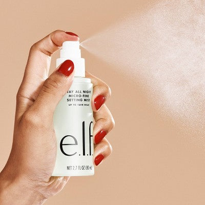 e.l.f. Stay All Night Micro-Fine Setting Mist Light Green 2.7 fl oz - Imperfect Container