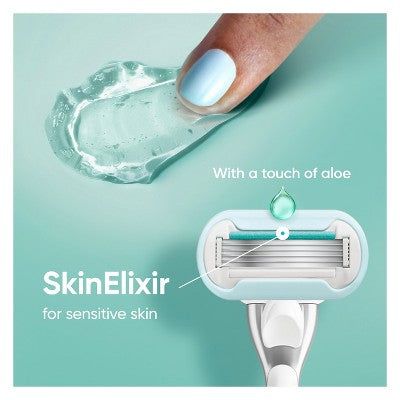 Venus Deluxe Smooth Sensitive Women & Razor Blade Refills 4ct - Imperfect Box