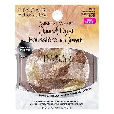 Physicians Formula Mineral Wear Diamond Dust Bronzer - Imperfect Box