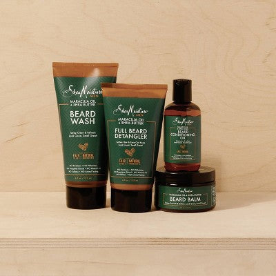 SheaMoisture Men Beard Balm Maracuja Oil & Shea Butter 4oz - Imperfect Container
