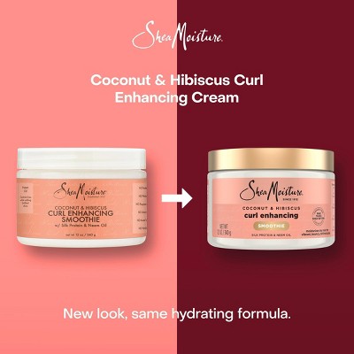 SheaMoisture Coconut and Hibiscus Curl Enhancing Smoothie 12oz - New