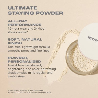 Morphe Mini Bake & Set Setting Powder Brightening Pink 2.6g - Imperfect Box