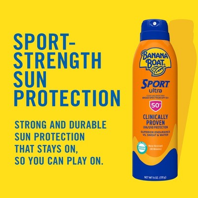 Banana Boat Ultra Sport Clear Sunscreen Spray SPF 50+ 9.5oz - Imperfect Container - Osadia Concept Store