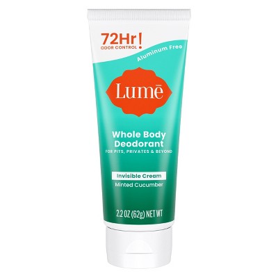 Lume Cream Deodorant Tube Minted Cucumber 2.2oz - New