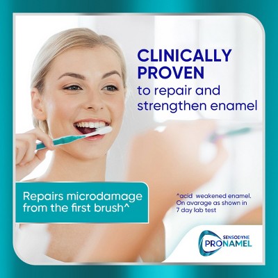 Sensodyne Pronamel Clinical Enamel Strengthening and Whitening Action Toothpaste 3.4oz/3pk - New