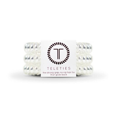 TELETIES Elastics Crystal Clear Large/3ct - New - Osadia Concept Store