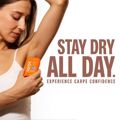Carpe Women's 100H Sweat & Odor Control Deodorant Soft Cashmere 1.76oz - New