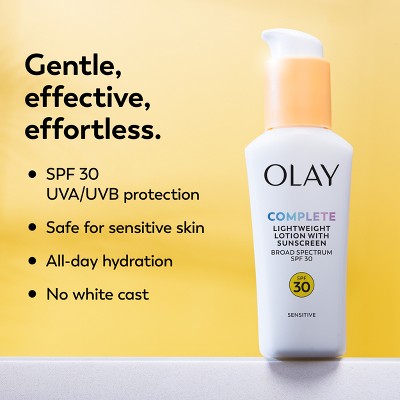 Olay Complete Lotion Moisturizer Sensitive Skin SPF 30 2.5 fl oz - Missing Box
