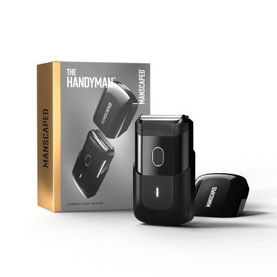 MANSCAPED The Handyman Compact Face Shaver Portable SkinSafe - Imperfect Box