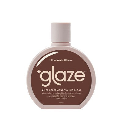 Glaze SuperGloss Color Conditioning Hair Gloss Chocolate Gleam Brown 6.4 fl oz - New