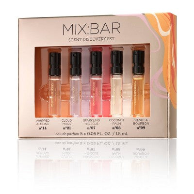 MIX:BAR Women's Eau De Parfum Scent Set 5pc - New