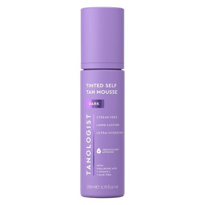 Tanologist Tinted Mousse Dark Self Tanner 6.76oz - Imperfect Container