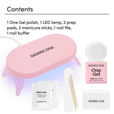 Dashing Diva One Gel Color Nail Polish Starter Kit Daikon 8ct - Imperfect Box