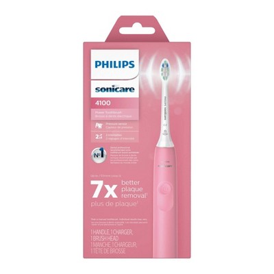 Philips Sonicare 4100 Plaque Control Rechargeable Electric Toothbrush HX3681/26 Deep Pink - Imperfect Box