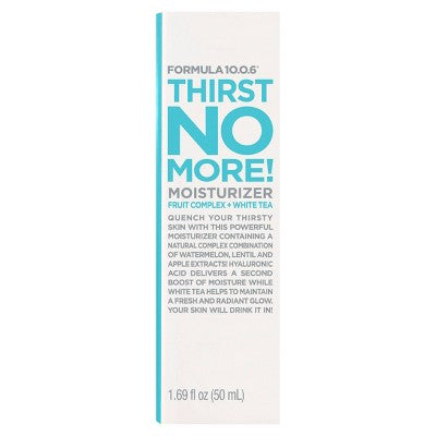 Formula 10.0.6 Thirst No More Moisturizer 1.69 fl oz - New