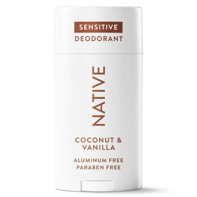 Native Sensitive Solid Deodorant for Women & Men Coconut & Vanilla 2.65oz - Imperfect Container