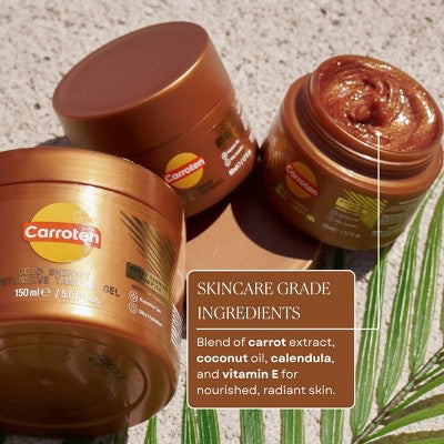 Carroten Gold Shimmer Intensive Tanning Gel Mini 1.7 fl oz - Imperfect Container