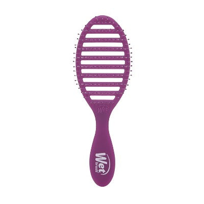 Wet Brush Speed Dry Detangler Hair Brush for Quick Heat Drying Frost Purple - Imperfect Box