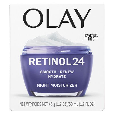 Olay Regenerist Retinol 24 Night Face Cream Moisturizer 1.7oz - Imperfect Box