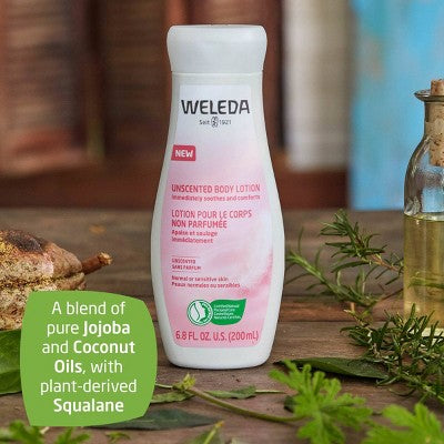 Weleda Unscented Body Lotion 6.8 fl oz - New