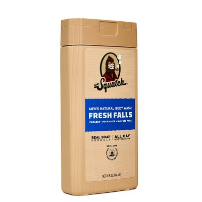 DR. SQUATCH Men Natural Non-Exfoliating Body Wash Fresh Falls 14 fl oz - New