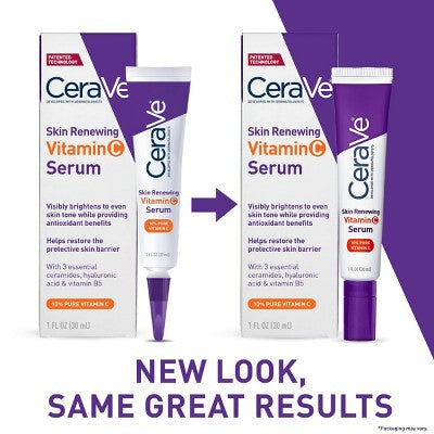 CeraVe Skin Renewing Vitamin C Serum 1 fl oz -  Imperfect Box