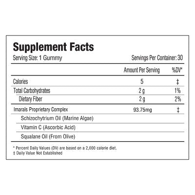 Imarais Beauty Glow Skincare Gummies Vegan and Sugar-Free 30ct - Imperfect Container