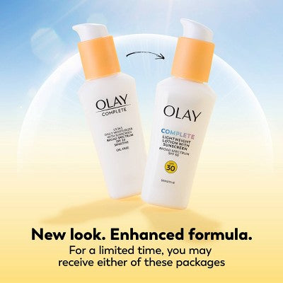 Olay Complete Lotion Moisturizer Sensitive Skin SPF 30 2.5 fl oz - Missing Box
