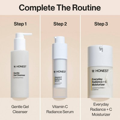 Honest Beauty Everyday Radiance + C Moisturizer with Vitamin C 1.7 fl oz - Imperfect Box