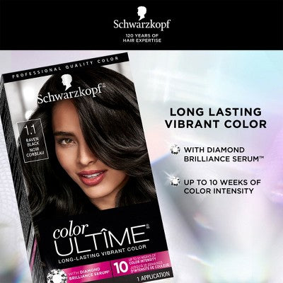 Schwarzkopf Color Ultime Permanent Color Raven Black - New