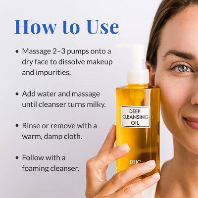 DHC Deep Cleansing Oil Facial Make Up Remover 6.7 fl oz - Missing Box
