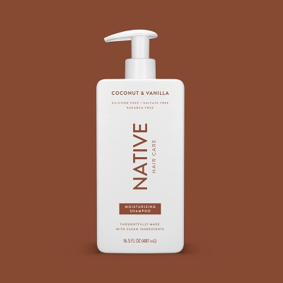 Native Coconut & Vanilla Moisturizing Shampoo 16.5 fl oz - Imperfect Container