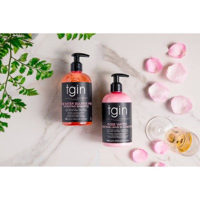 TGIN Rose Water Smoothing Leave In Conditioner 13 fl oz - Small Amount Missing